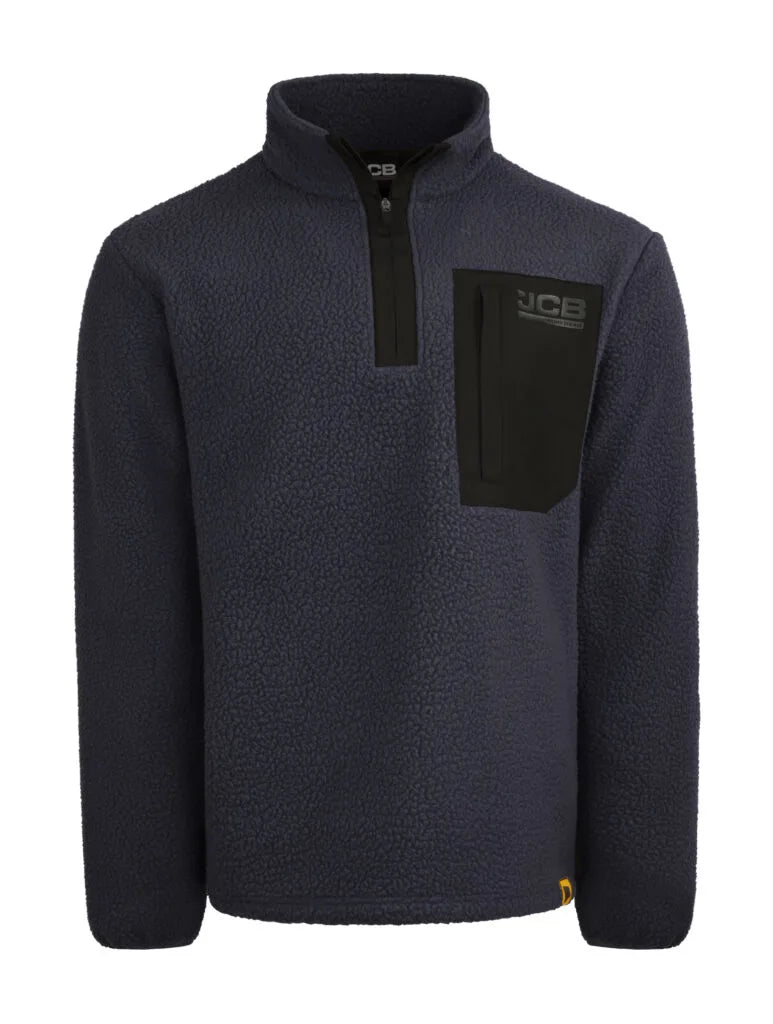 JCB Workwear Borg Fleece Navy