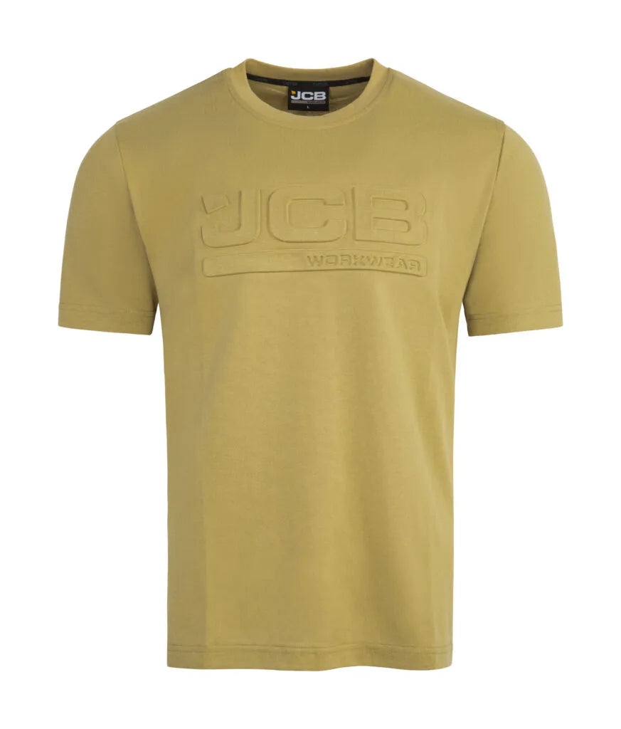 JCB Workwear 3d Embossed T-shirt Olive