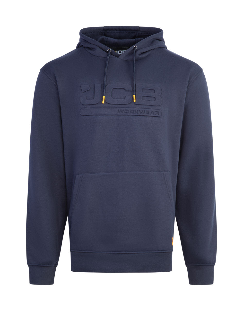 JCB Unisex Embossed Hoodie Navy