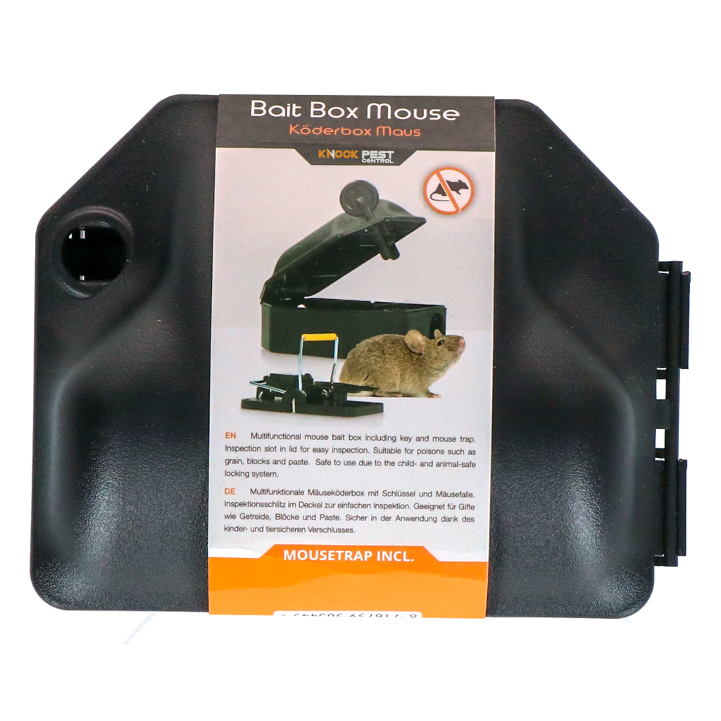 Knock Pest Mouse Bait Box incl. Key + Mouse Trap