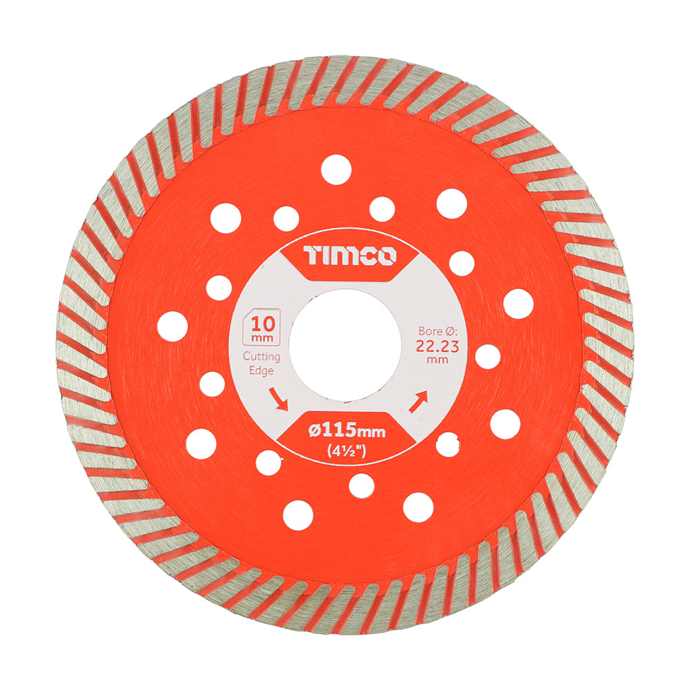 Timco Turbo Continuous Cutting Edge Diamond Blade