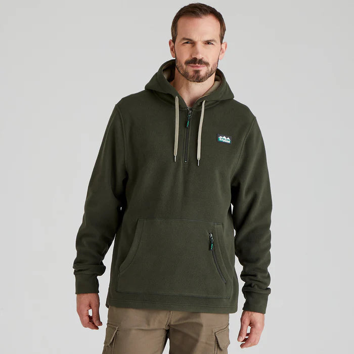 Men's Ballistic Fleece Hoodie Deep Forest