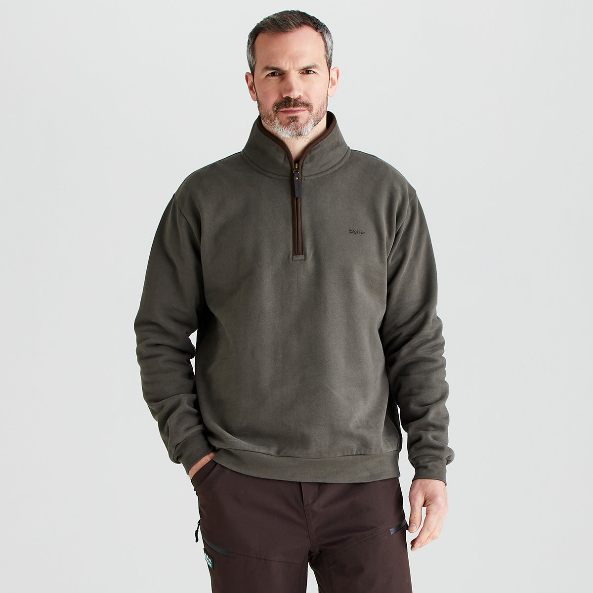 Ridgeline Men's Brancaster 1/4 Zip Top