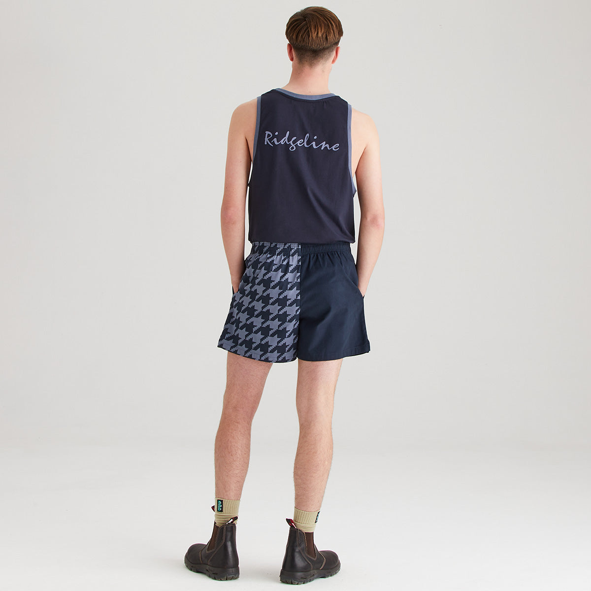 Ridgeline Backslider Shorts – Navy Print