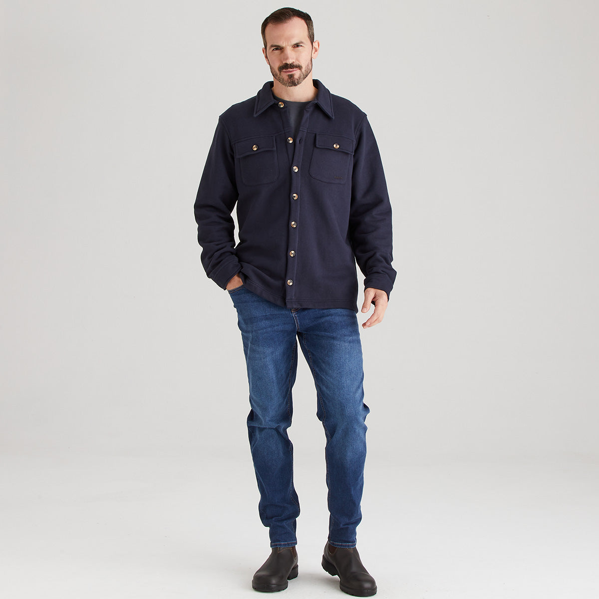 Ridgeline Men's Burnham Work Shirt – Navy