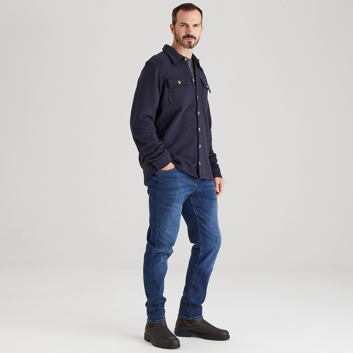 Ridgeline Men's Burnham Work Shirt – Navy