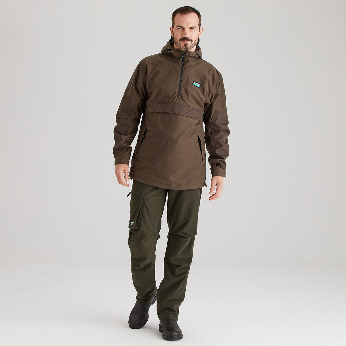 Ridgeline Men's Pintail Ghillie Smock – Bark