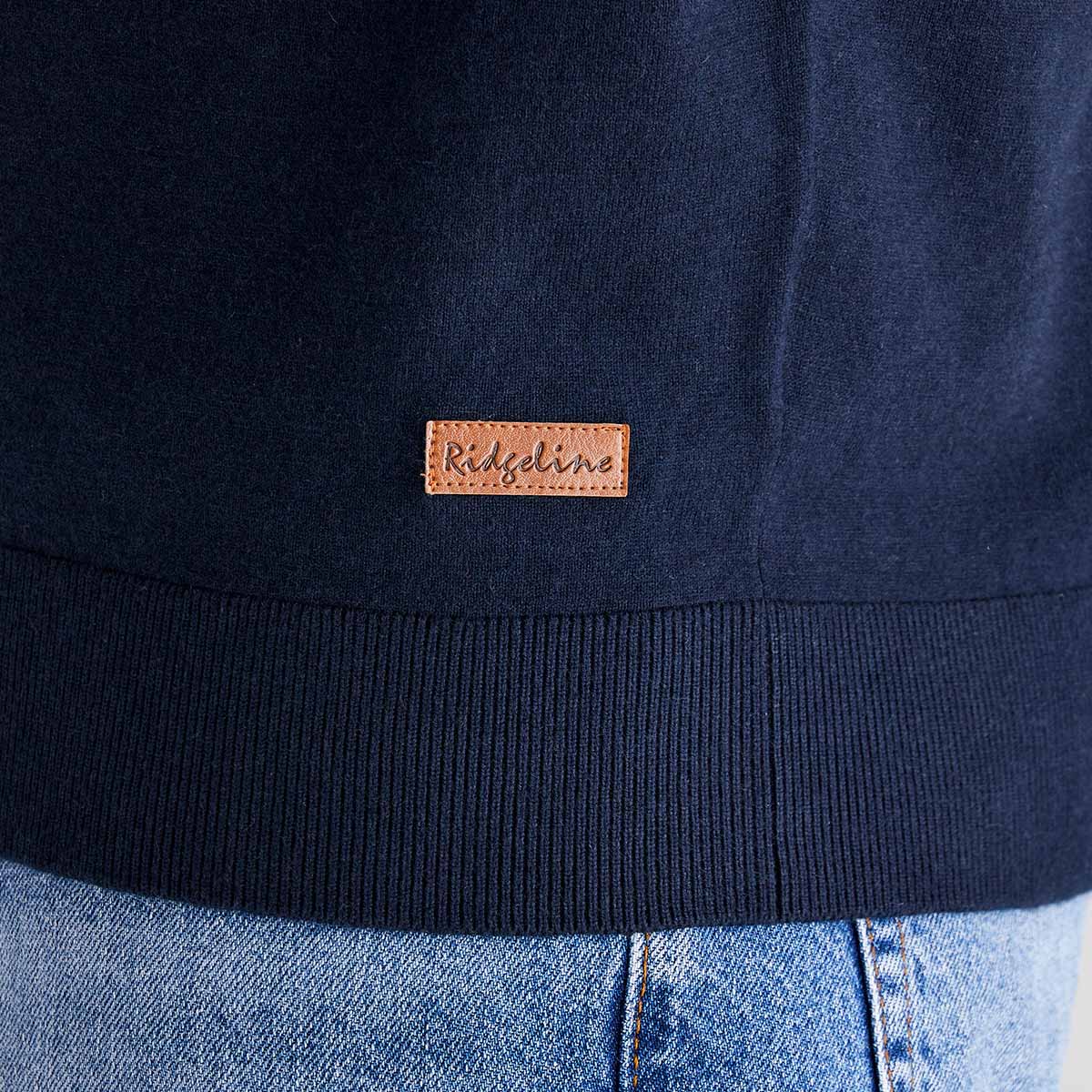 Ridgeline Men's Hartland 1/4 Zip Knit – Navy
