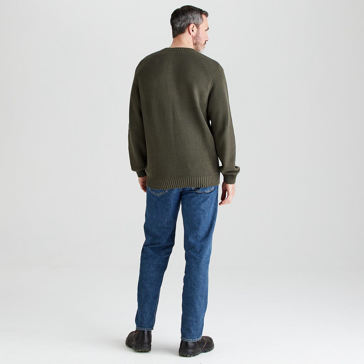 Ridgeline Men's Journeyman Knit Jumper – Moss