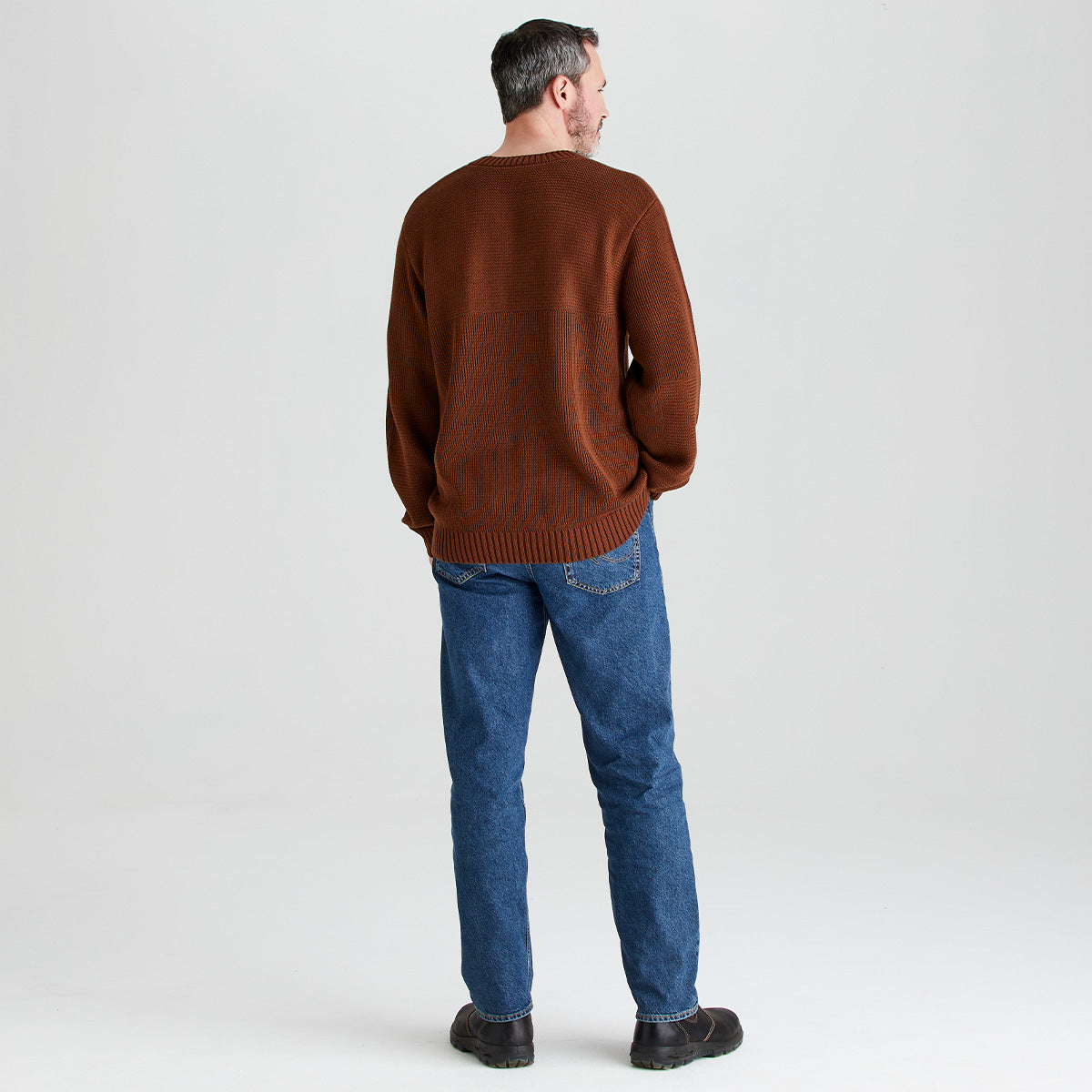 Ridgeline Men's Journeyman Knit Jumper – Nutmeg