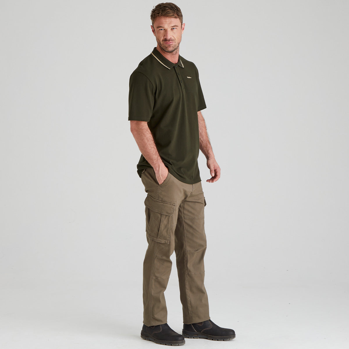 Ridgeline Men's Kilworth Polo Shirt – Deep Forest
