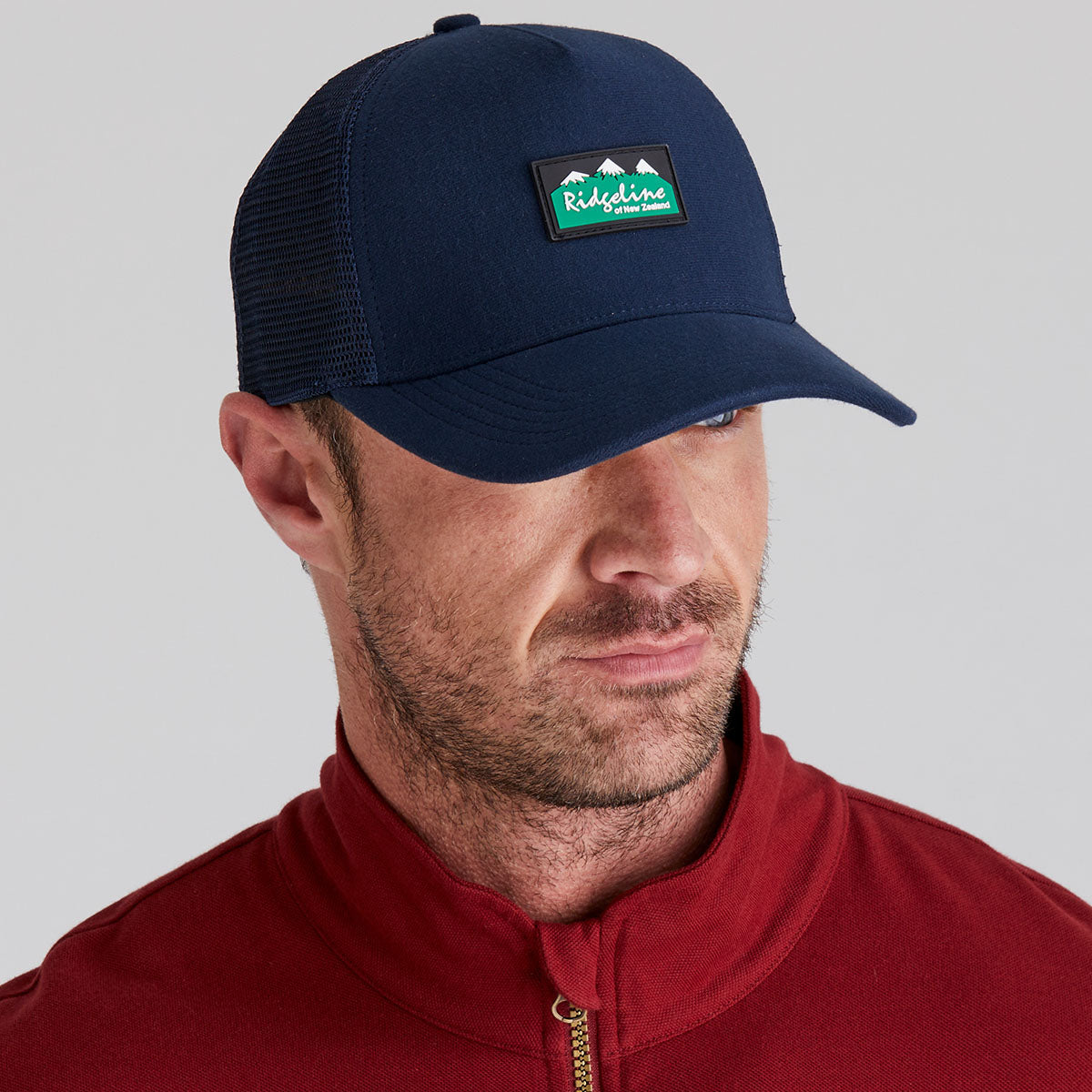 Ridgeline Monsoon Trucker Cap – Navy