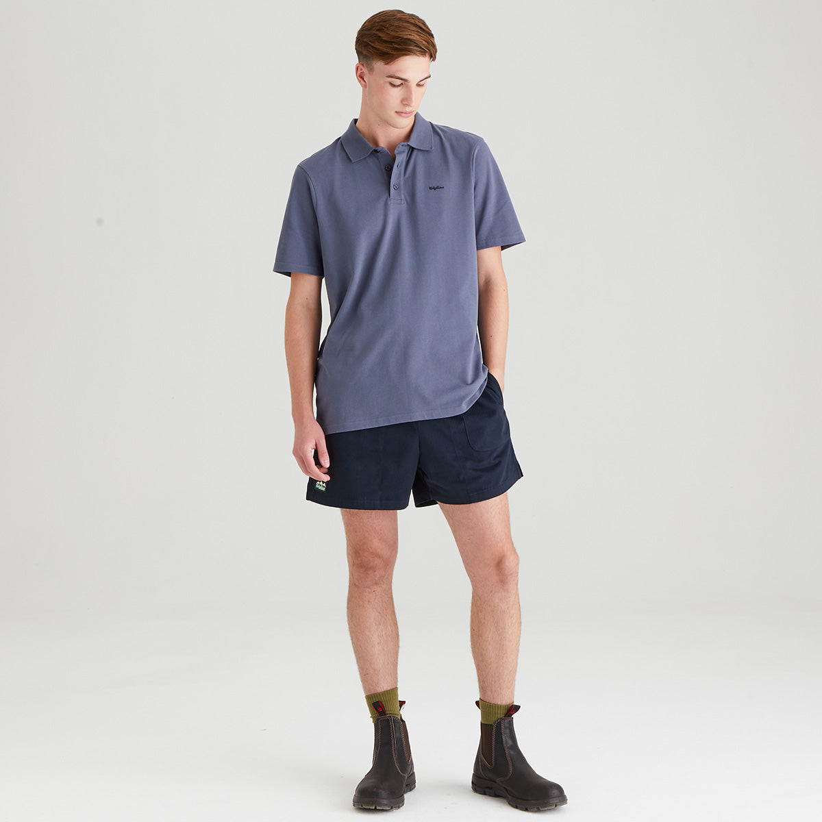Ridgeline Men's Signature Polo Shirt – Storm