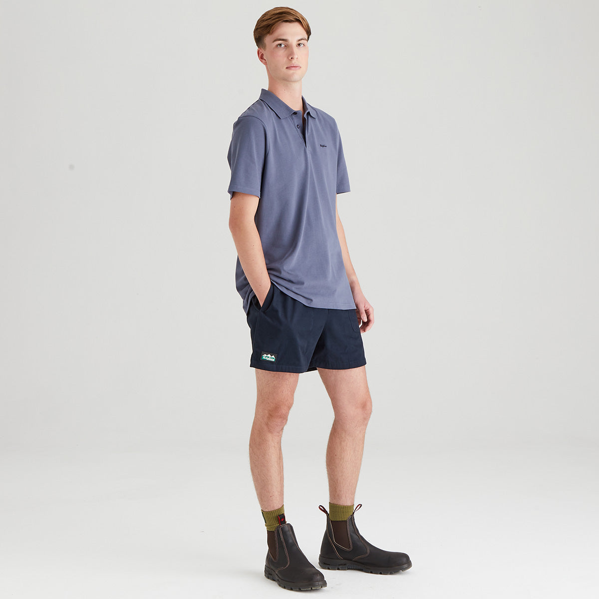 Ridgeline Men's Signature Polo Shirt – Storm