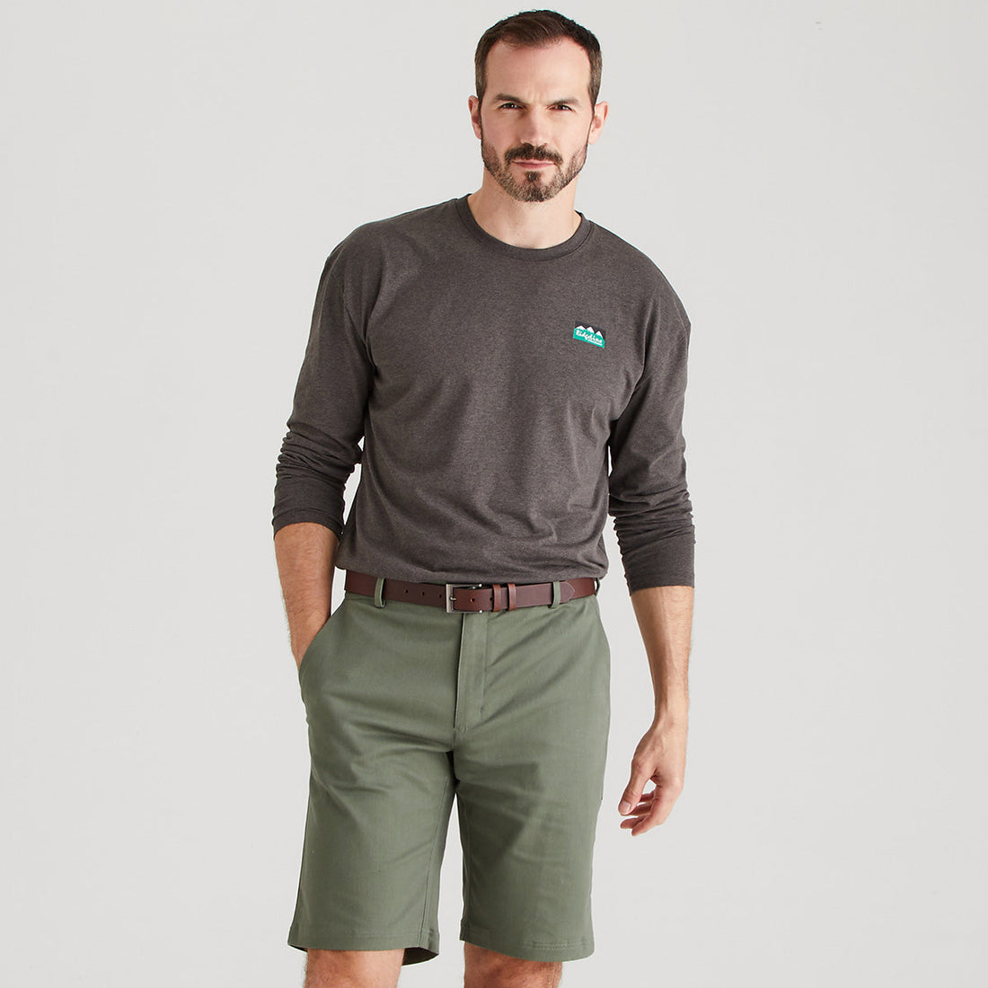 Ridgeline Men's Waxham Shorts – Khaki Green