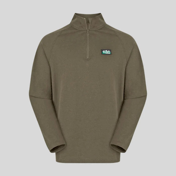 Men's Baseline Pull-on Zip Top Light Bark Marl