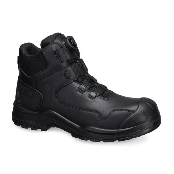 FC38 β Composite Leather Ankle Boot β Black