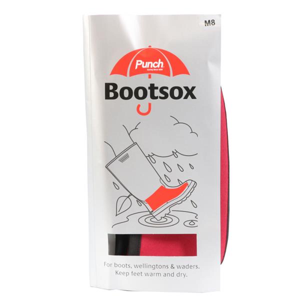 Y1716 β Punch Boot Sock β Red