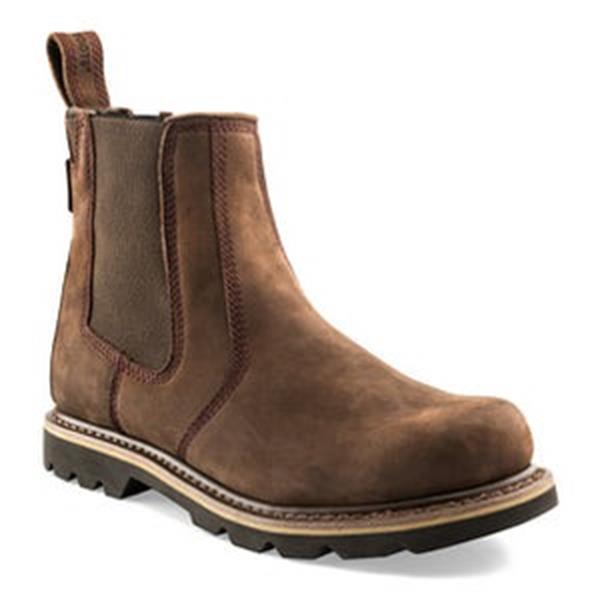 Chocolate Oil Leather Goodyear Welted Non-Safety Dealer Boot