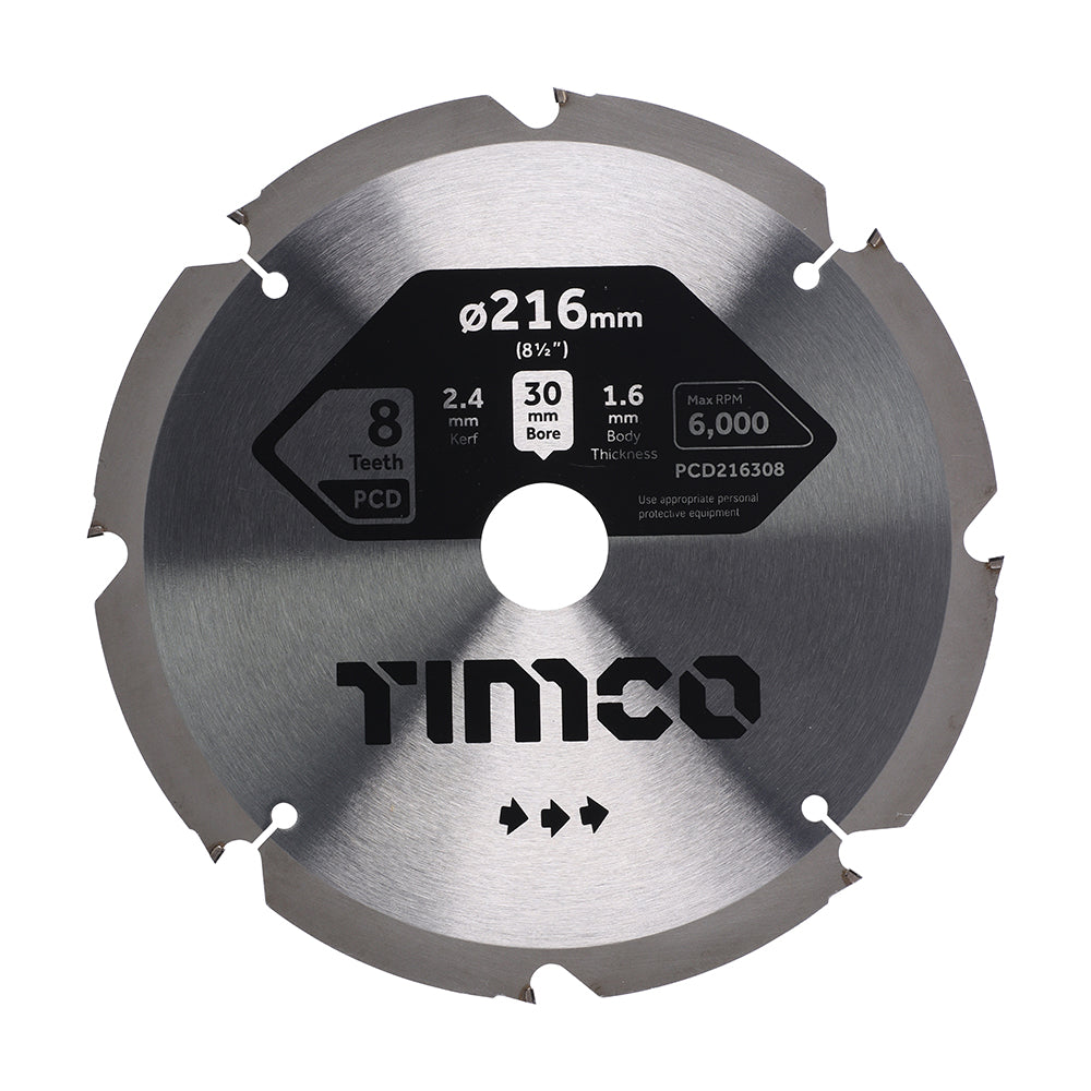 Timco PCD Fibre Cement Saw Blades