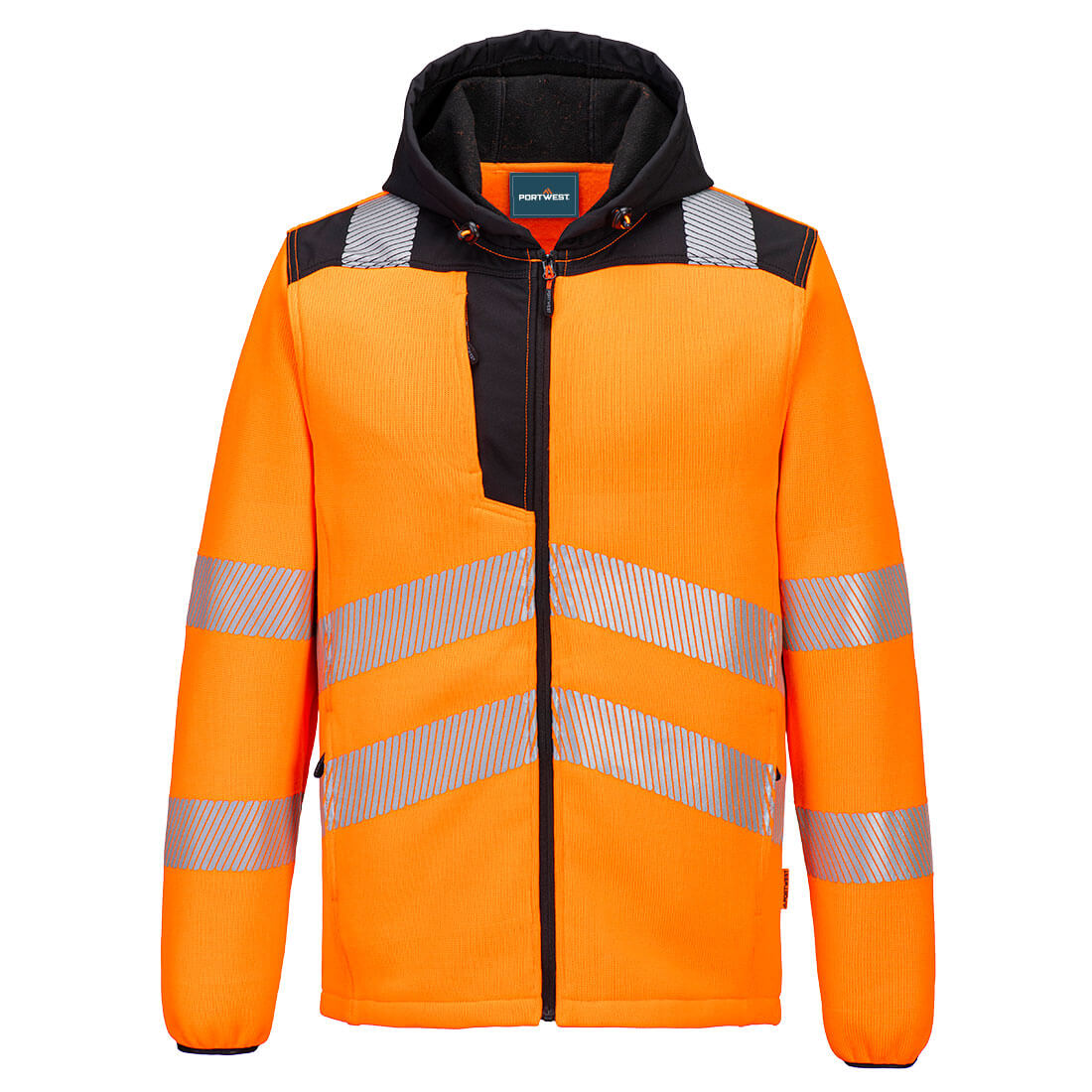 Portwest PW335 PW3 Hi-Vis Technical Fleece Orange/Black