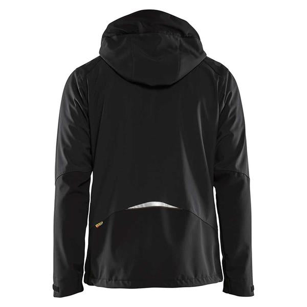 BLAKLADER 47492513 Softshell Jacket, Black/Red