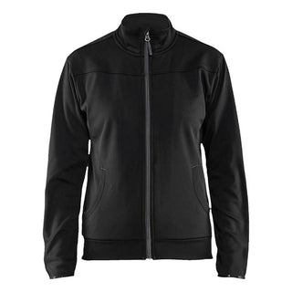 BLAKLADER339425269998 Ladies Sweatshirt with full Zip, Black/Dark Grey