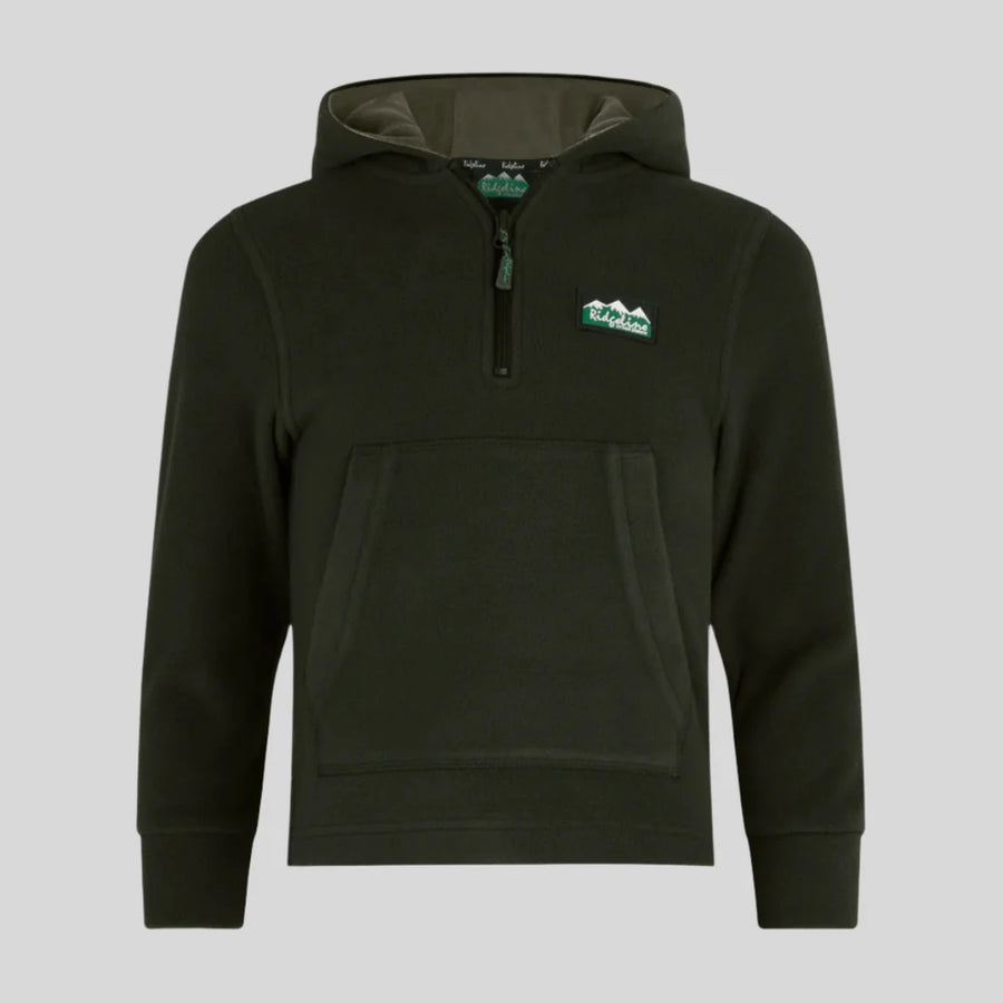 Kids Ballistic Fleece Hoodie Deep Forest