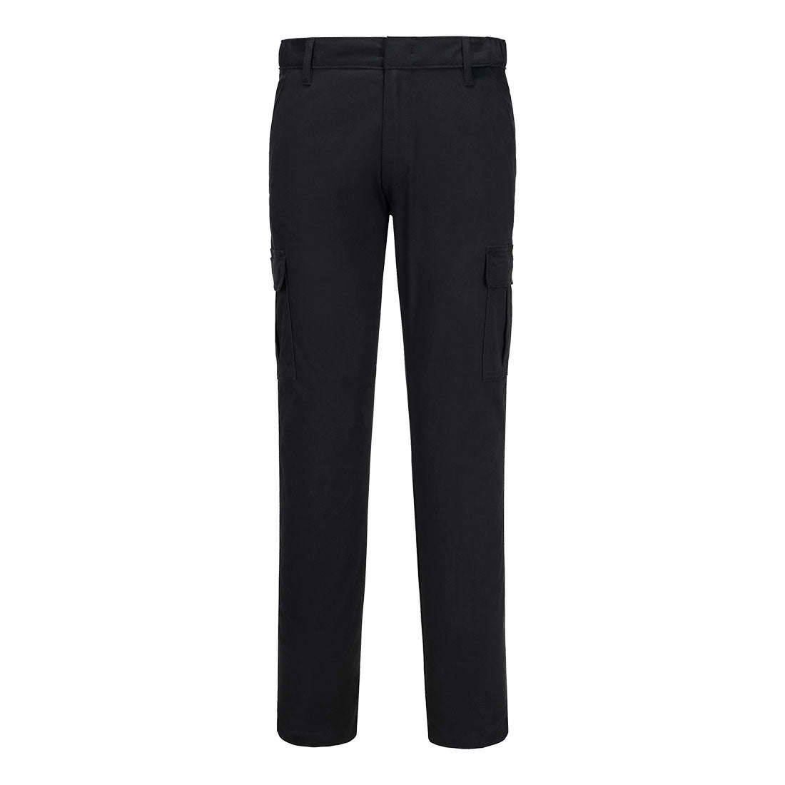 Portwest S231 Stretch Slim Fit Combat Trousers Black
