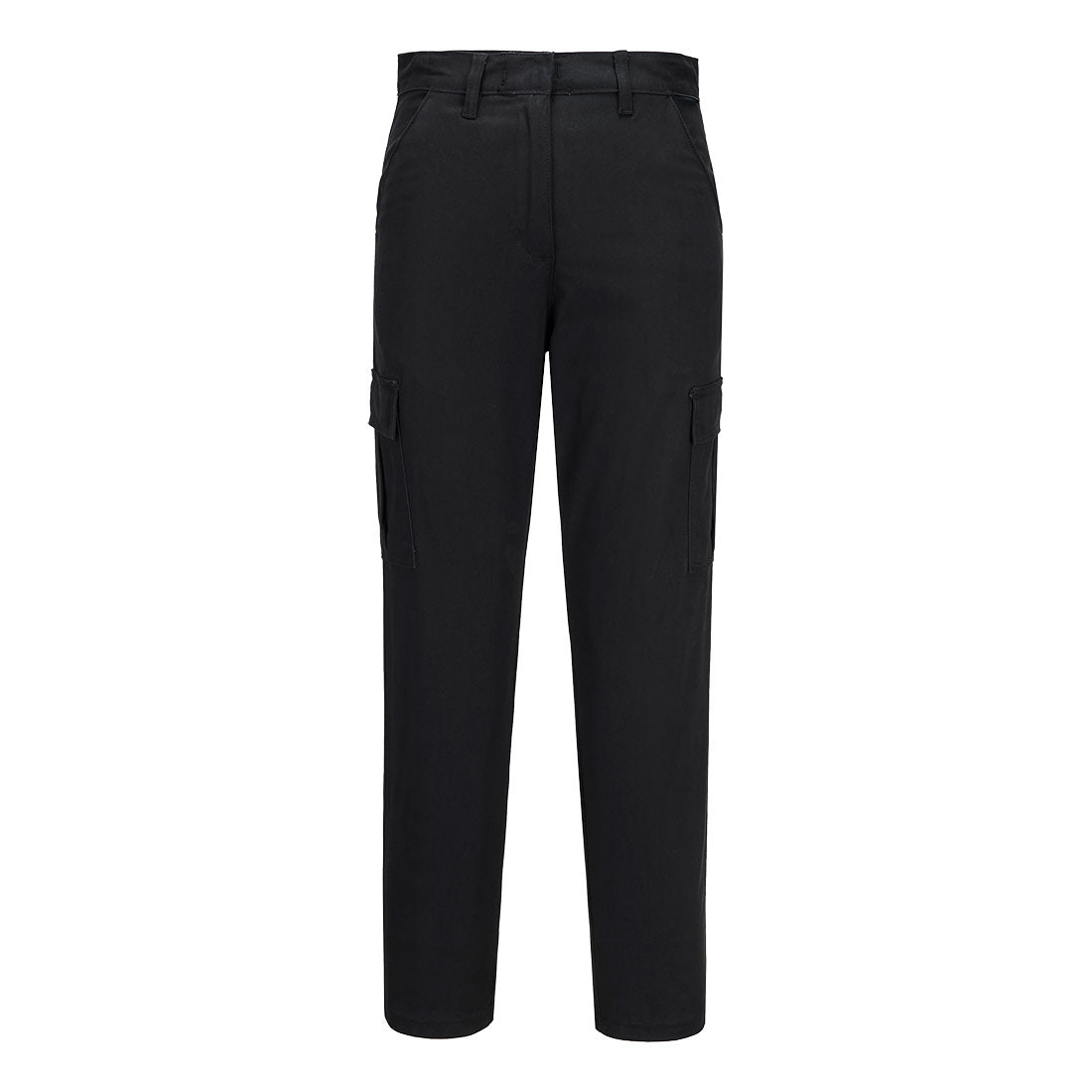Portwest S233 Women's Stretch Cargo Trousers Black