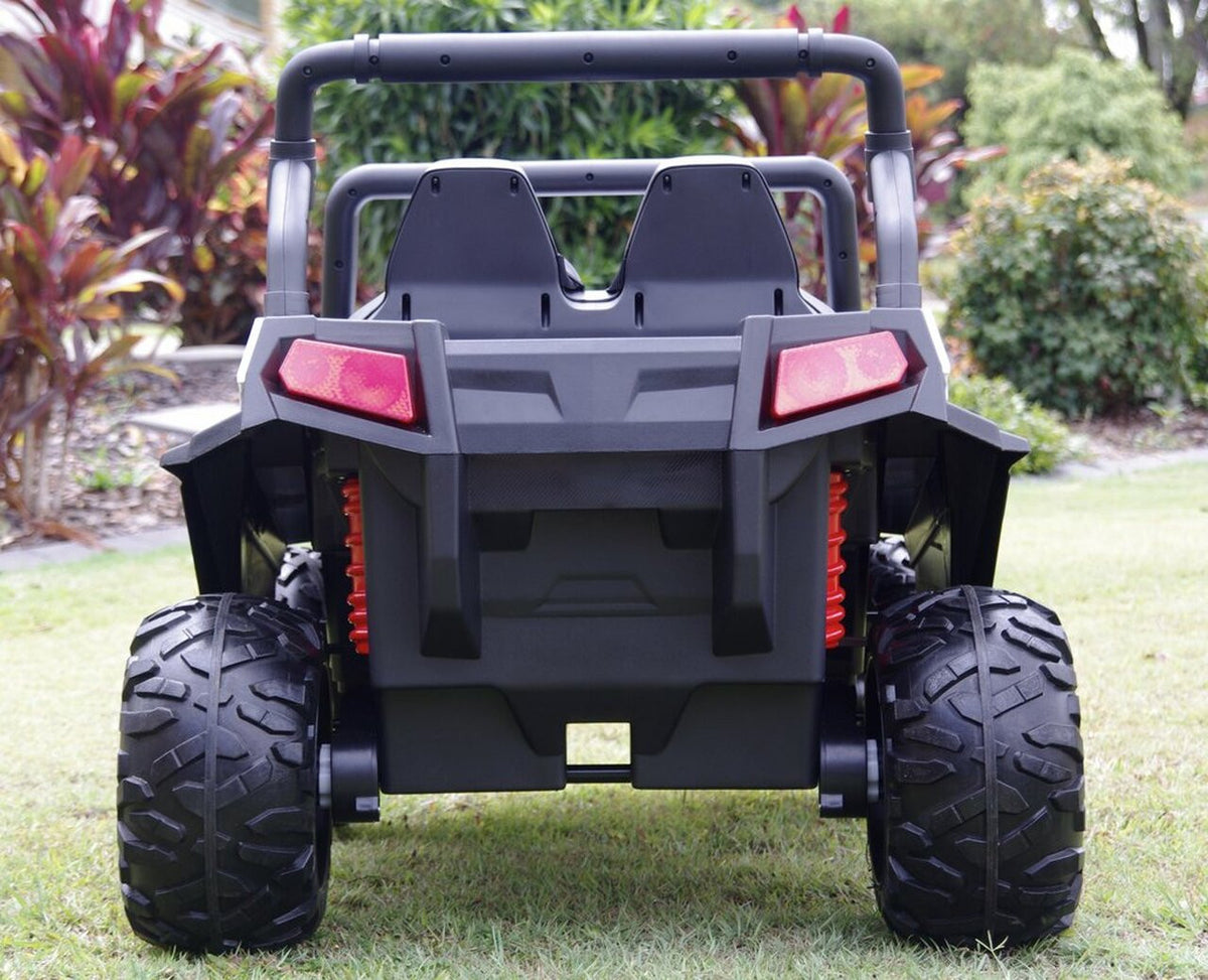 Ranch Wagon 24V Electric Ride On Buggy (White)