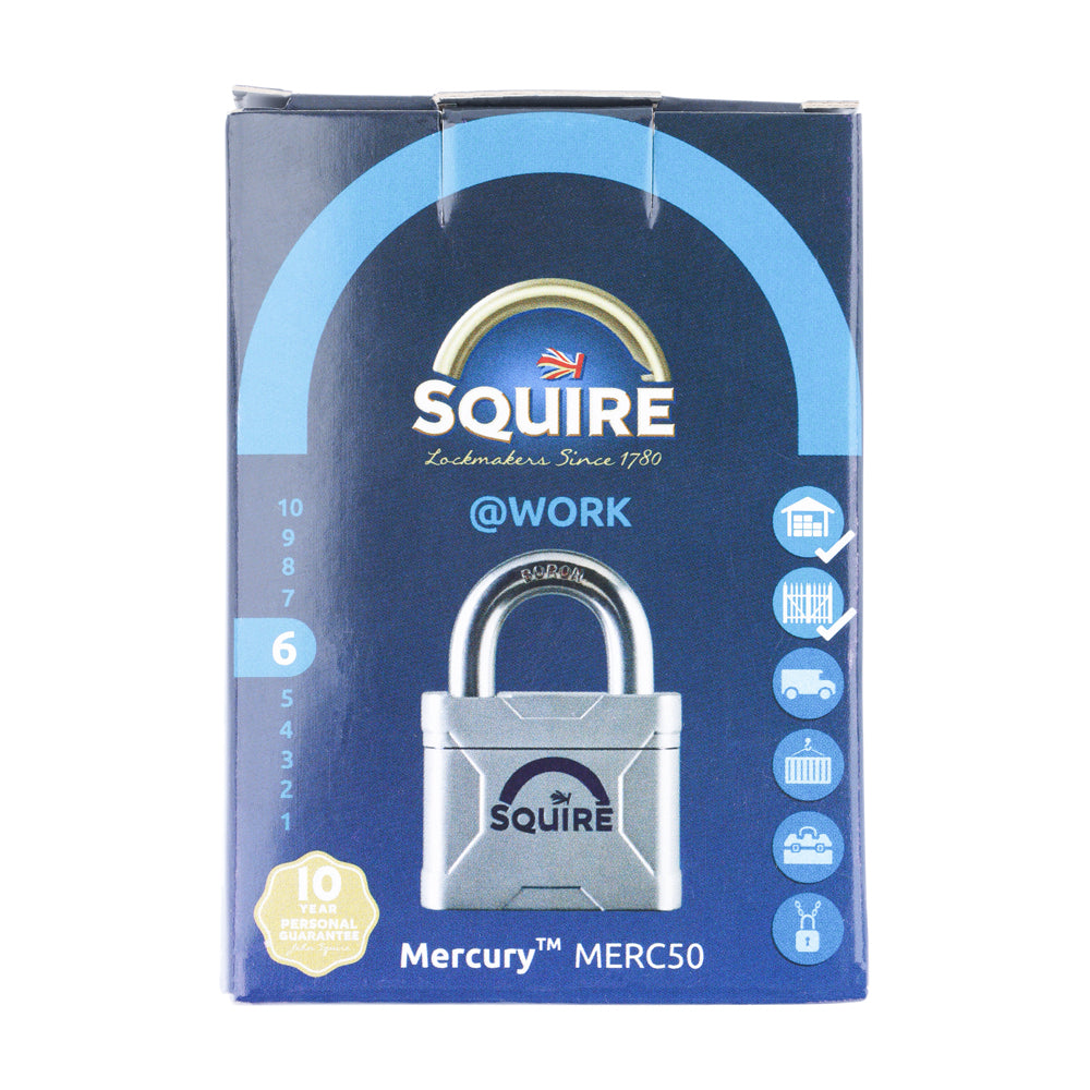 Squire Mercury Water-Resistant Padlocks