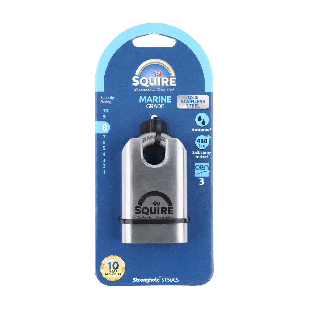 Squire Stronghold® Marine Grade Stainless Steel Padlocks