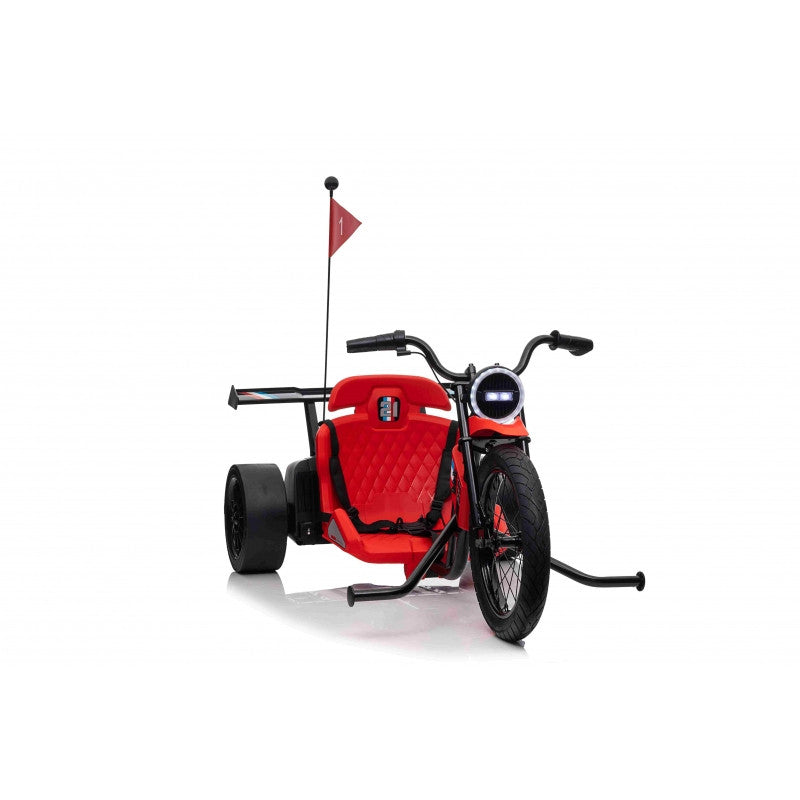 Drift 24V Electric Ride On Trike Red
