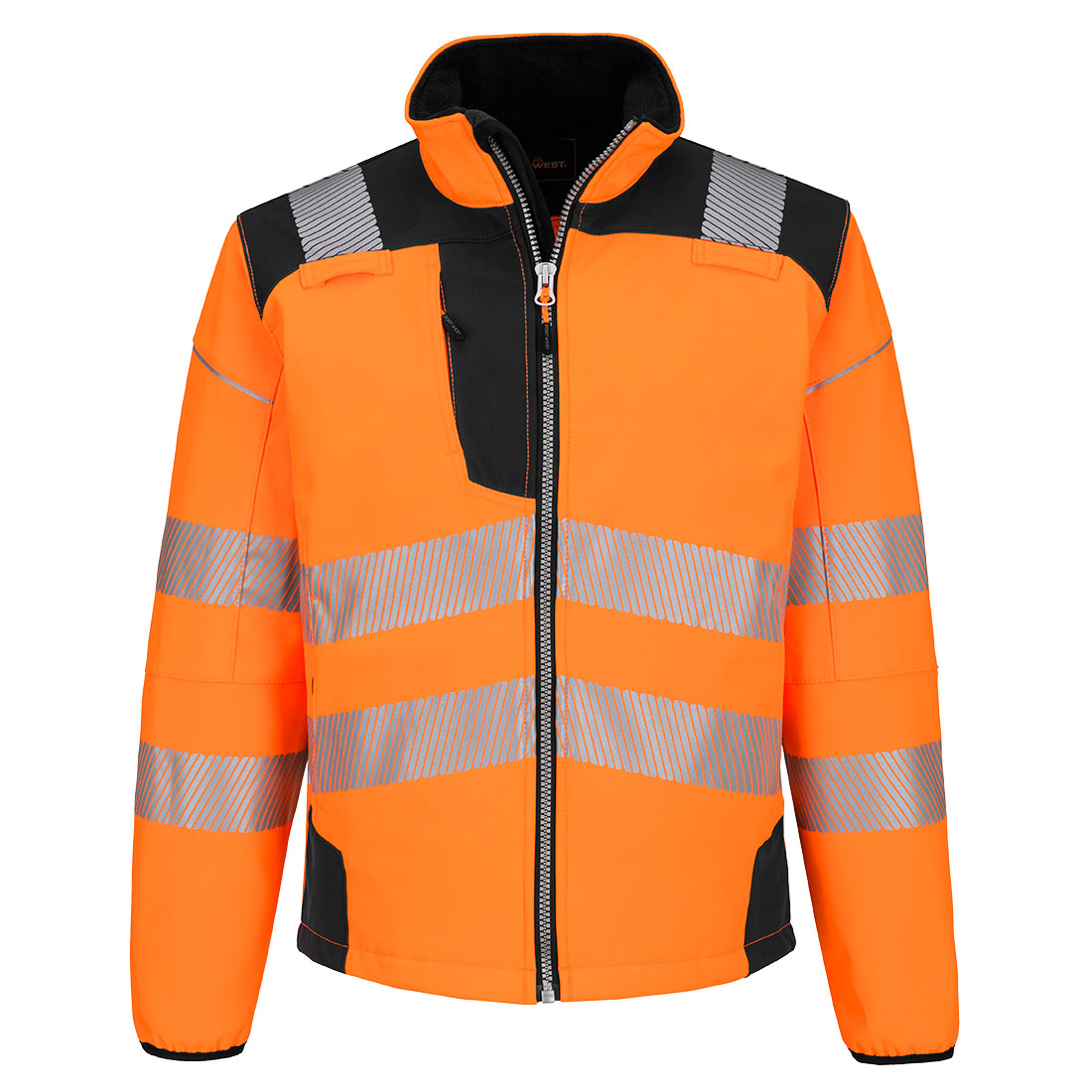 Portwest T402 PW3 Hi-Vis Softshell (3L) Orange/Black