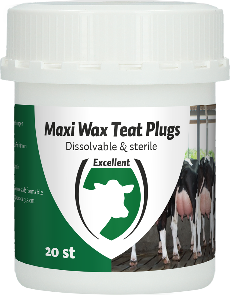 Excellent Maxi Wax Teat Plugs