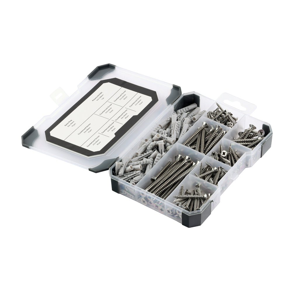 Timco Mixed Screws, Plugs & Drill Bit Tray