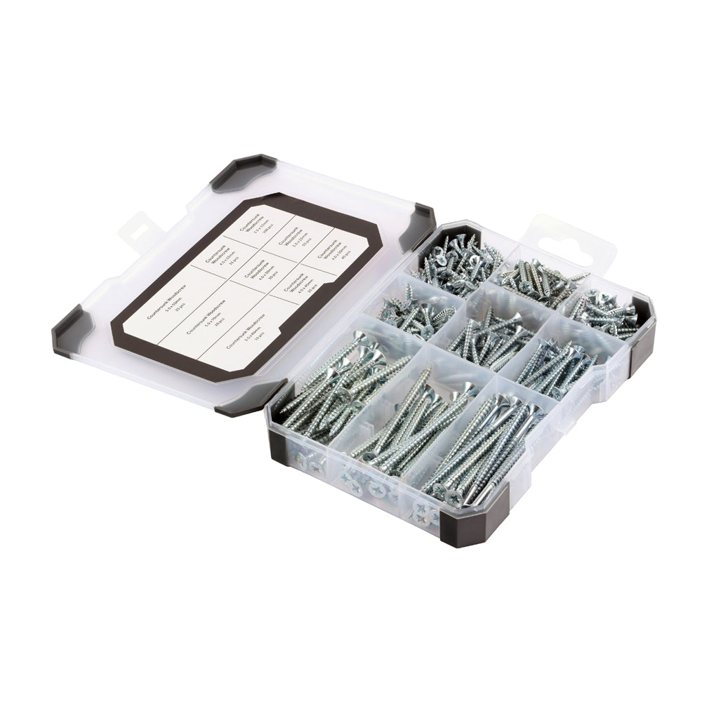 Timco Mixed Woodscrews Tray