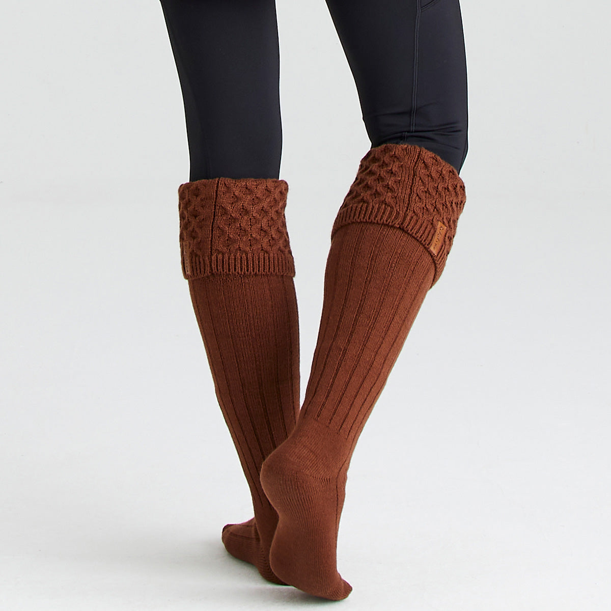 Ridgeline Double Cuff Welly Sock – Nutmeg