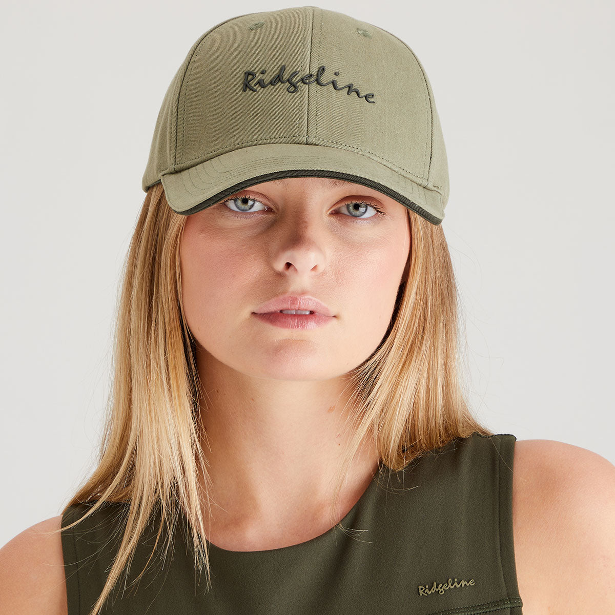 Ridgeline Signature Cap – Khaki Green