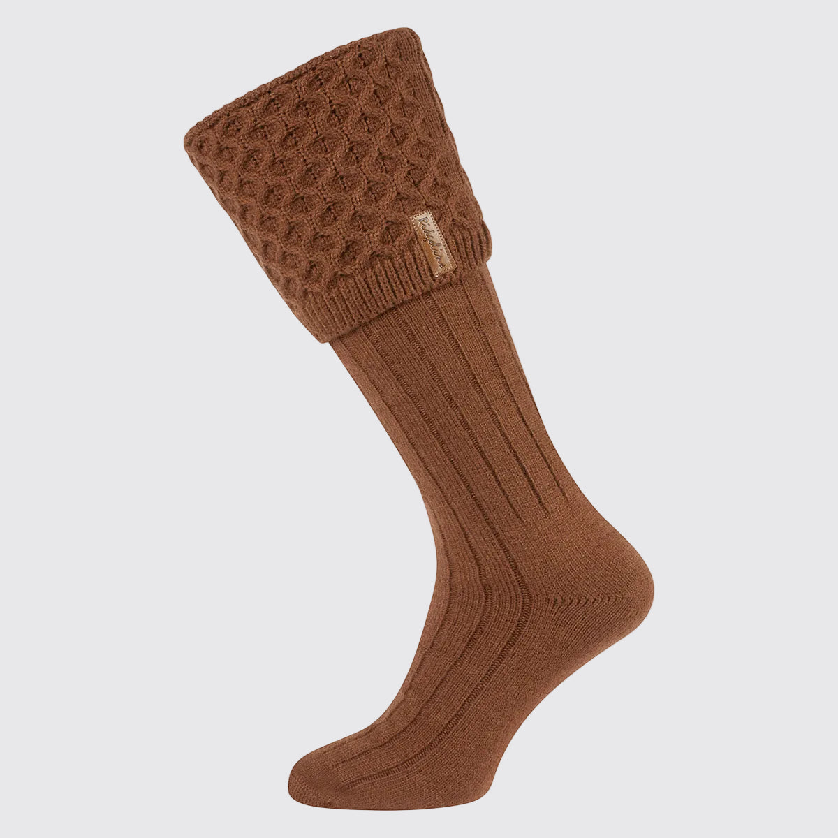 Ridgeline Double Cuff Welly Sock – Nutmeg