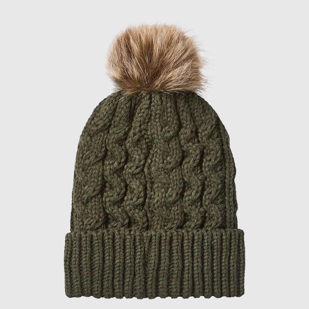Ridgeline Nordic Fleck Bobble Hat – Deep Forest