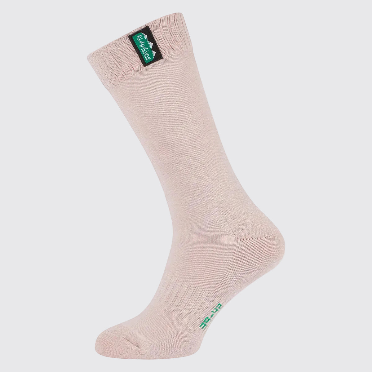 Ridgeline Cotton Work Socks Mid Length Oxblood Multi (Pack of 3) – Oxblood
