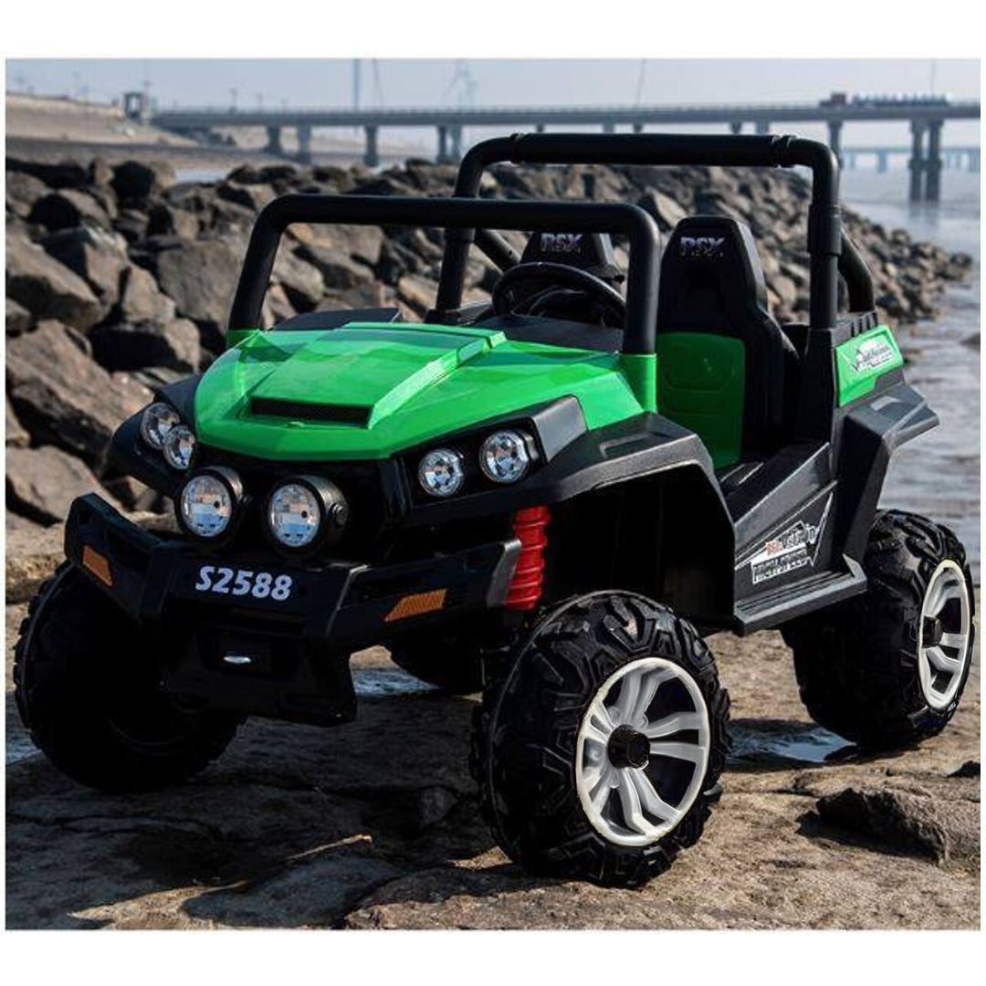 Ranch Wagon 24V Electric Ride On Buggy (Green)