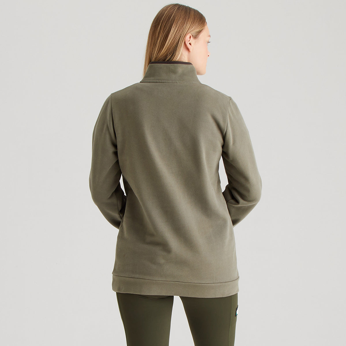 Ridgeline Women's Brancaster 1/4 Zip Top – Smokey Olive