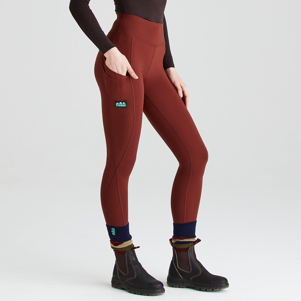 Ridgeline Women's Infinity Leggings – Oxblood