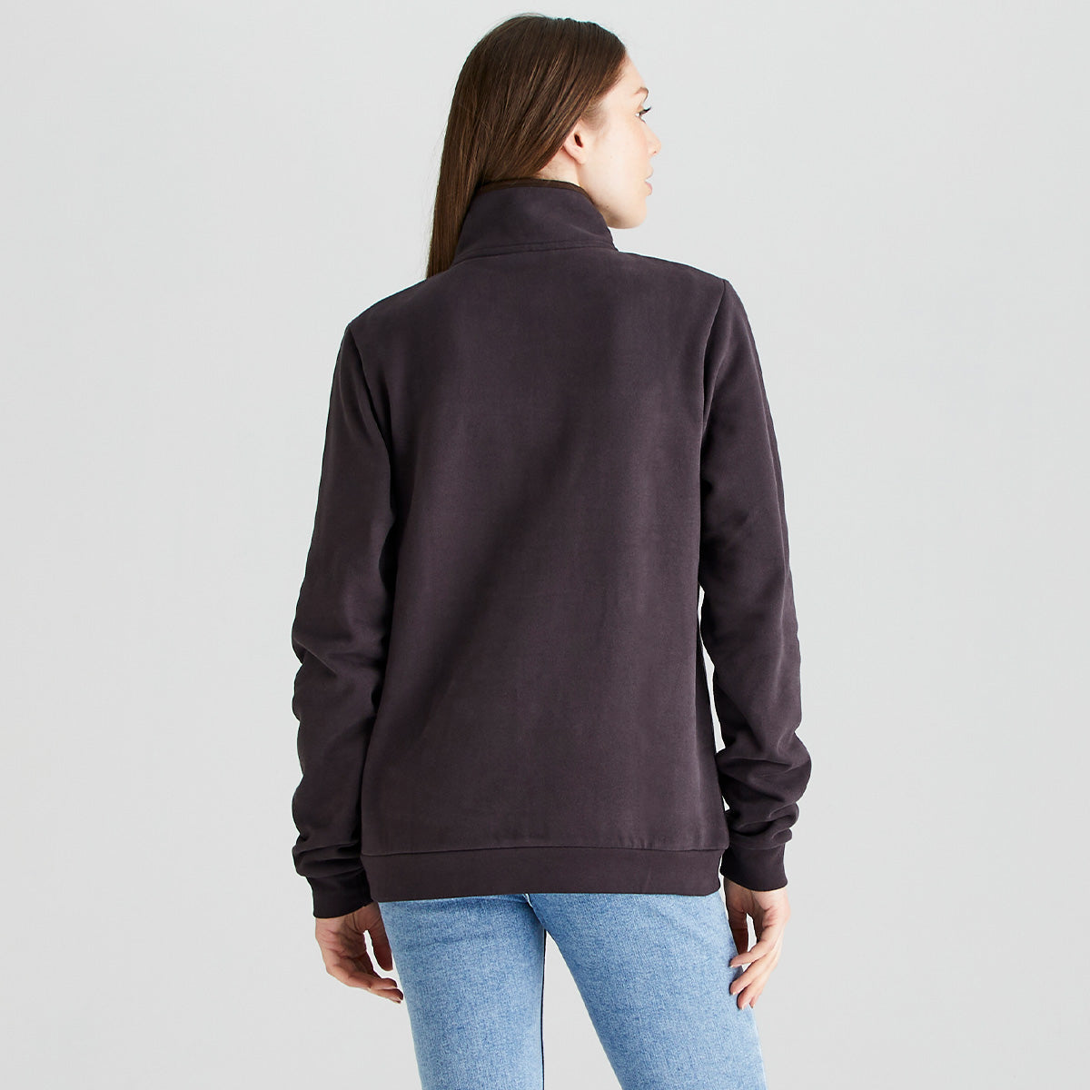 Ridgeline Women's Brancaster 1/4 Zip Top – Deep Bark