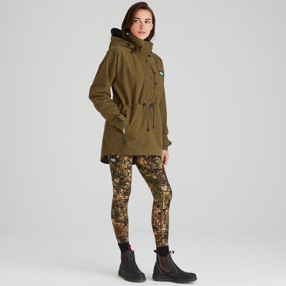 Ridgeline Women's Monsoon Classic Smock – Teak