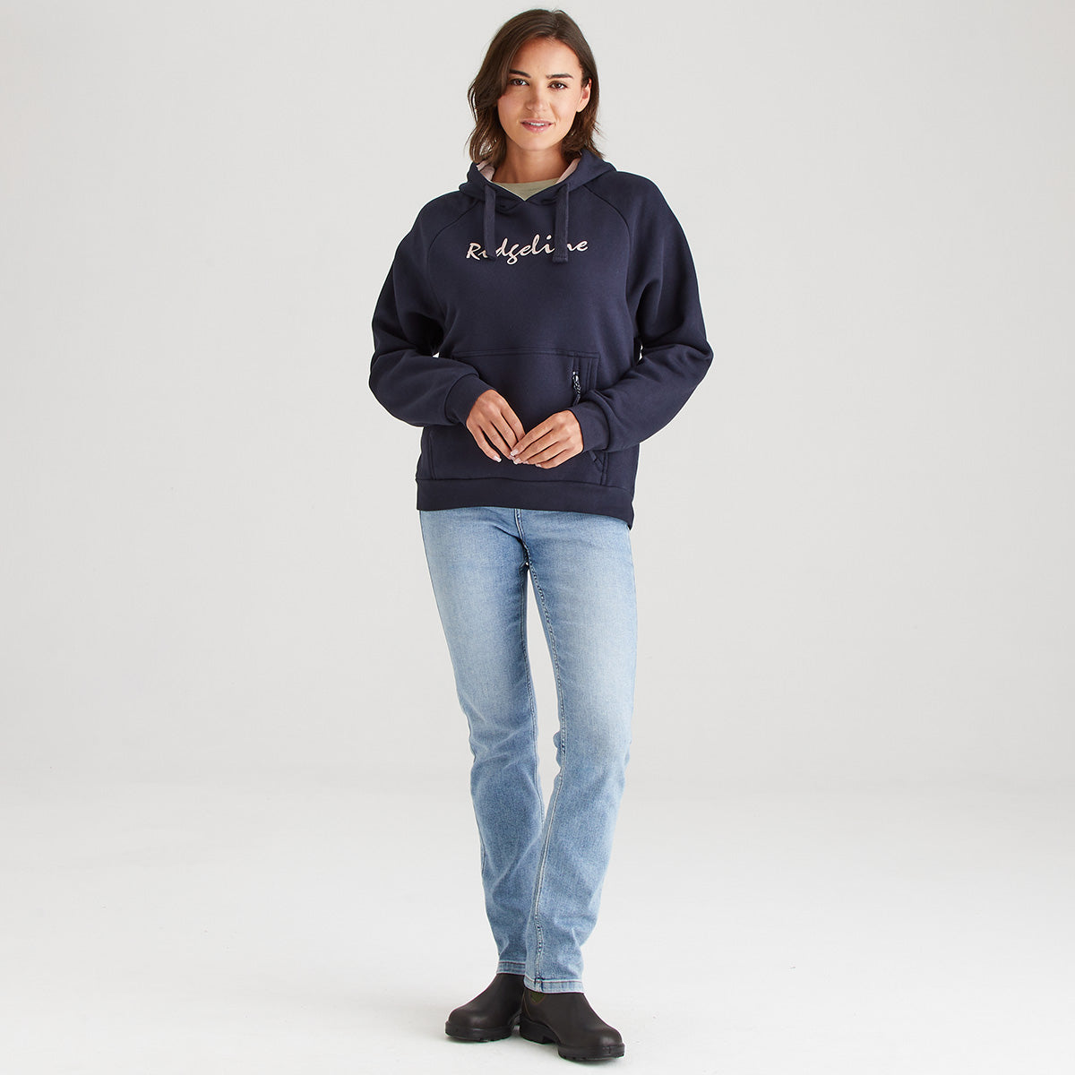 Ridgeline Women's Signature Hoodie – Navy