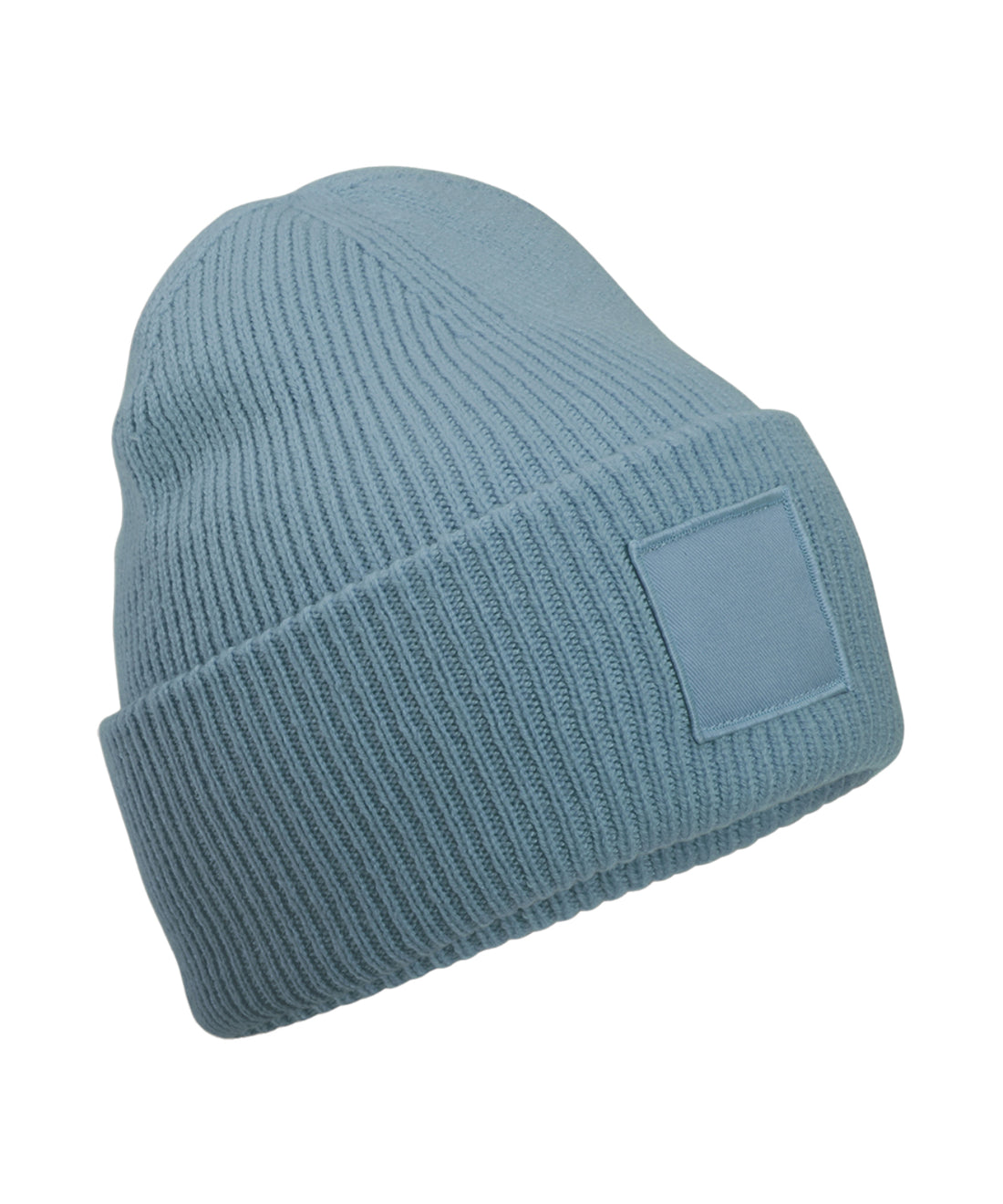 Beechfield Deep-Cuffed Tonal Patch Beanie (B336R)